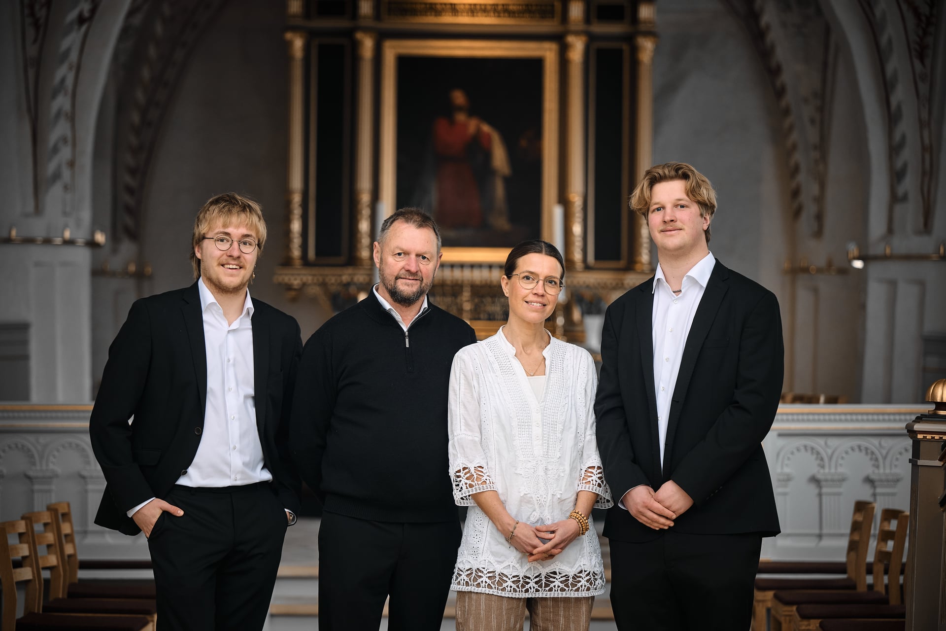 People working in front of computers in a studio